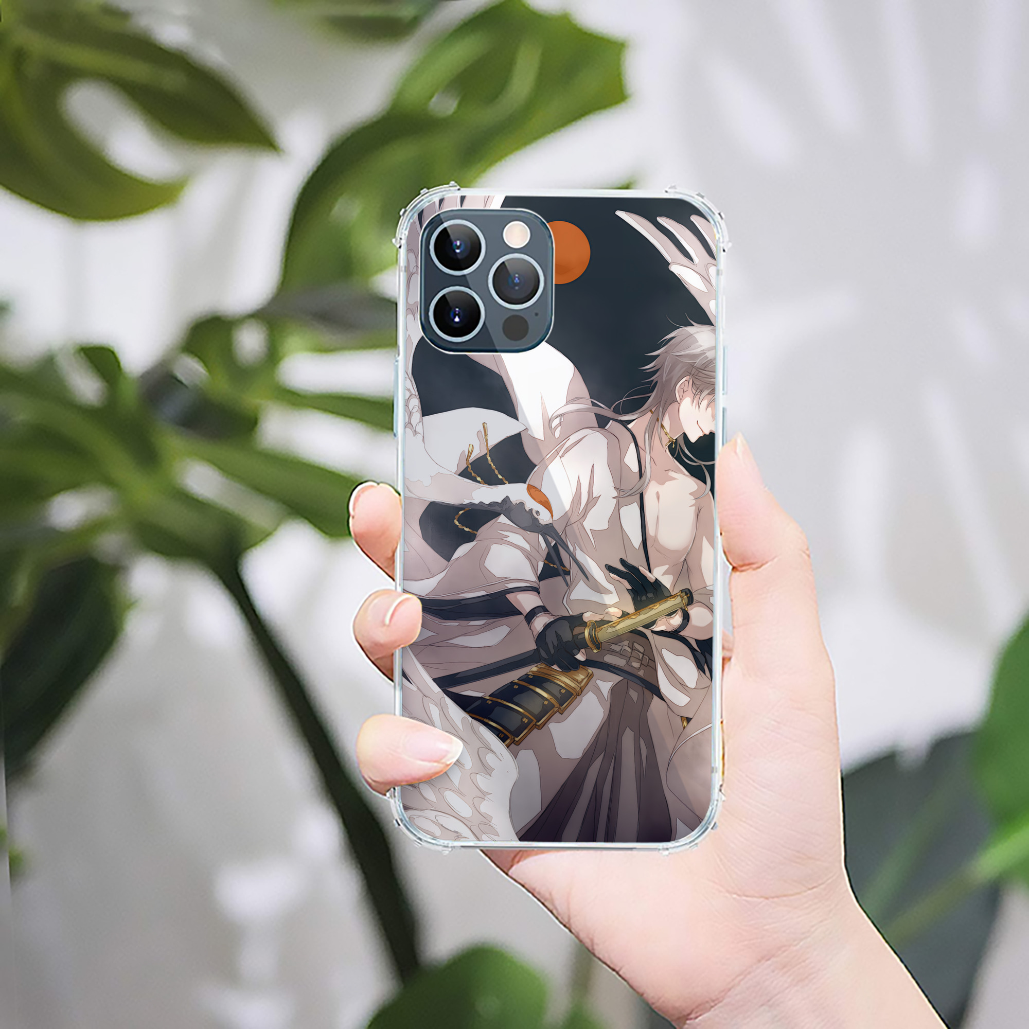 （画像用） 刀剣乱舞 Touken Ranbu 【iPhone 12シリーズ対応】透明スマホケース（クリアソフトケース）